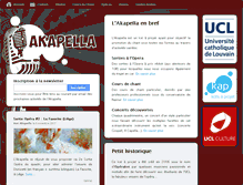 Tablet Screenshot of akapella.org